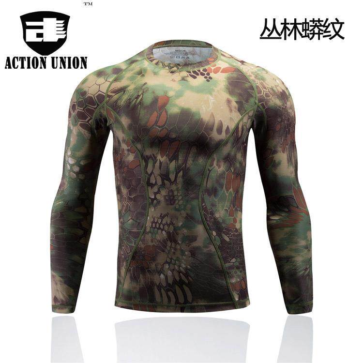 新款直销直供 紧身衣保暖套装战术弹力长袖作训服品质保证