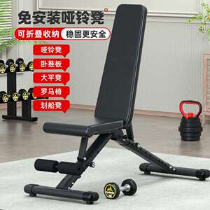 爱宸家用哑铃凳仰卧起坐健身器材仰卧板健身椅飞鸟卧推凳