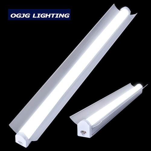 LED灯管T8T5一体化支架单管带罩防尘LED日光灯管长条灯箱条形出口