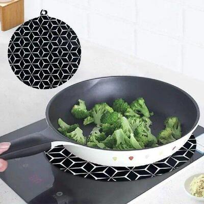 Induction Cooktop Protector Non Slip Silicone Mat Heat