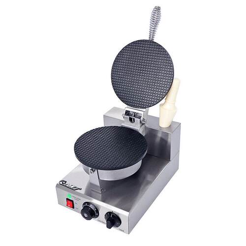 伊东雪糕皮机商用不锈钢单双头冰淇淋托脆皮机鸡蛋卷机小型甜筒机