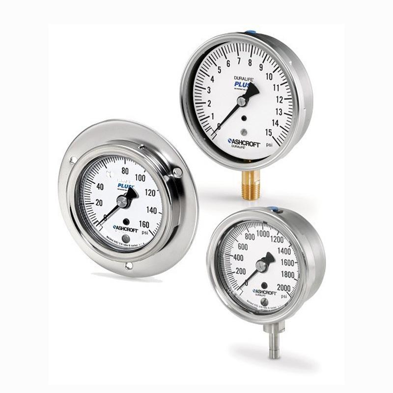 雅斯科 Ashcroft®1009 全不锈钢弹簧管压力表 – 2.5”/3.5”