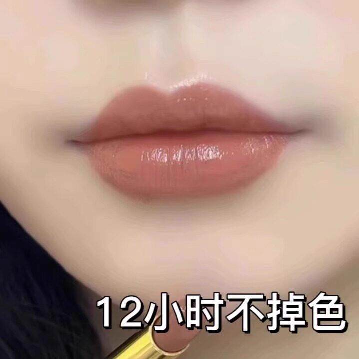 不沾杯口红雨衣肉桂奶茶不掉色胡萝卜豆沙防水哑光素颜显白唇釉