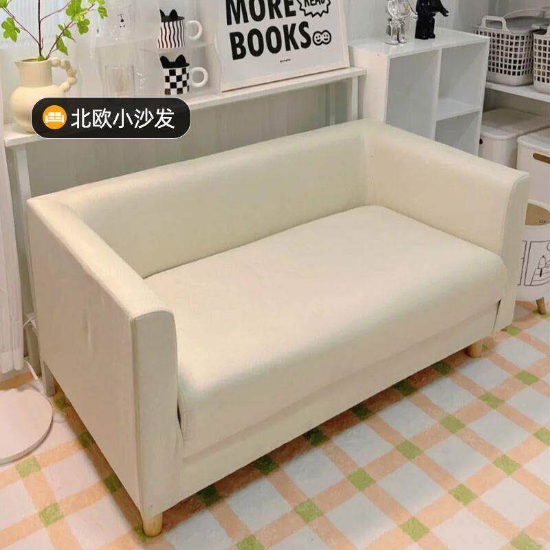 卧室小沙发网红客厅简易租房服装店单人沙发椅双人布艺小户型沙发