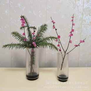 K9水晶花瓶线条工艺透明花瓶家居软装摆件可摆客厅卧室办公桌装饰