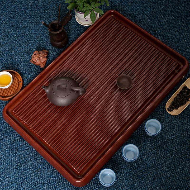 厂家直供32支纱红料德料圆边电木茶盘简约电木排水式托盘多种规格