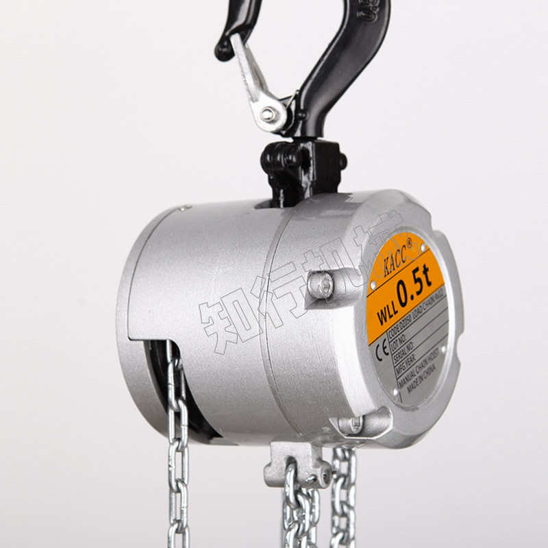 KACC铝合金手拉葫芦 迷你倒链0.25/0.5/1吨3米小型手动铝合金葫芦