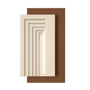 侘寂风走廊玄关装饰画led灯光画3d立体意式极简客厅高级感挂画