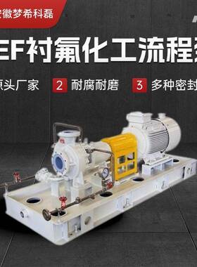 API标准化工流程泵OH2泵型PLAN系列冲洗方案氟塑料合金氟塑变频