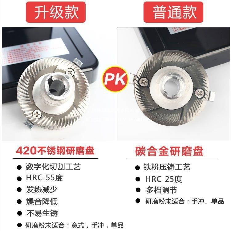 国产小飞鹰咖啡磨豆机电动意式研磨机粉碎机手冲家用商用可选110V