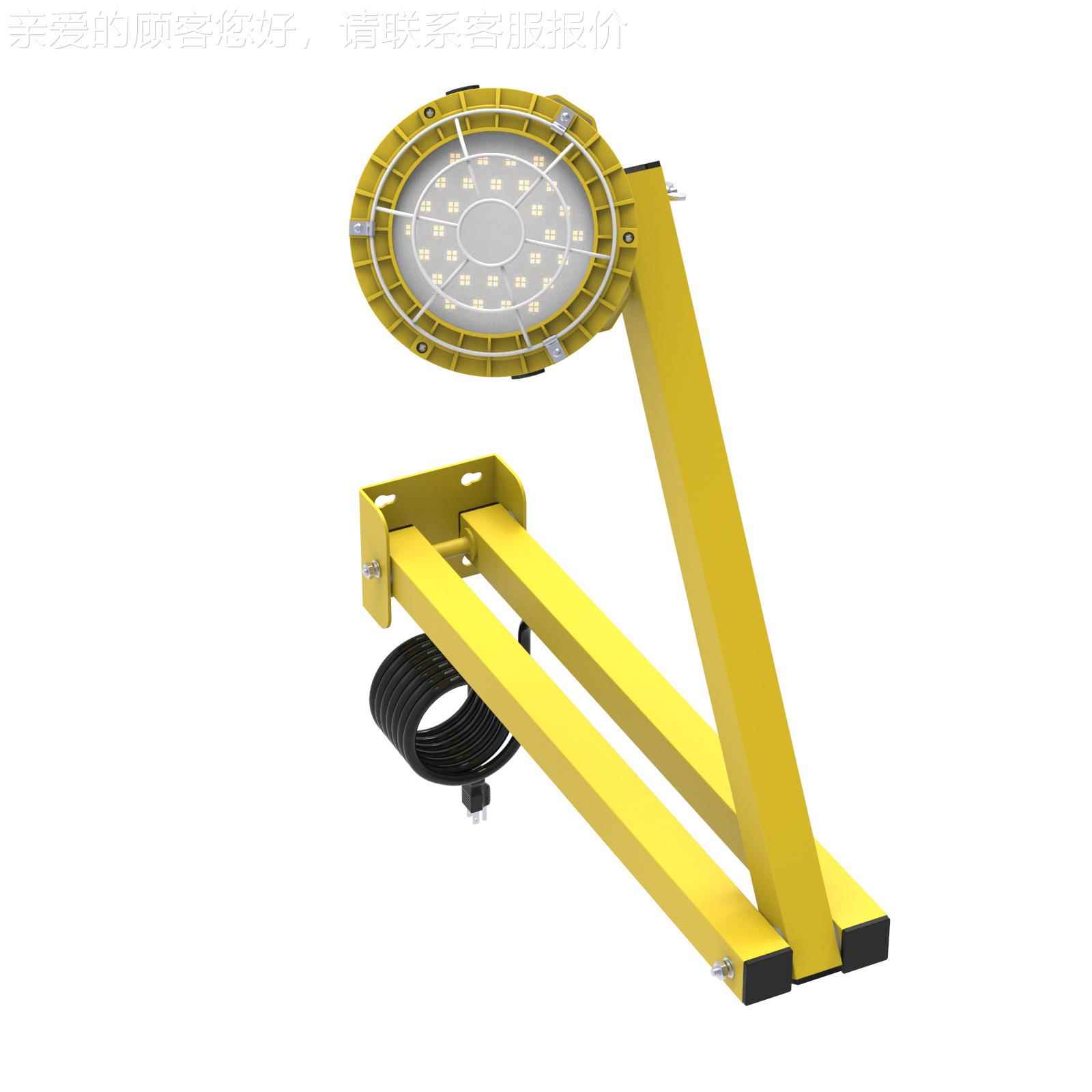 高亮度L仓ED工作卸装灯卡车载工厂库码头装灯带柔性臂旋99966转灯