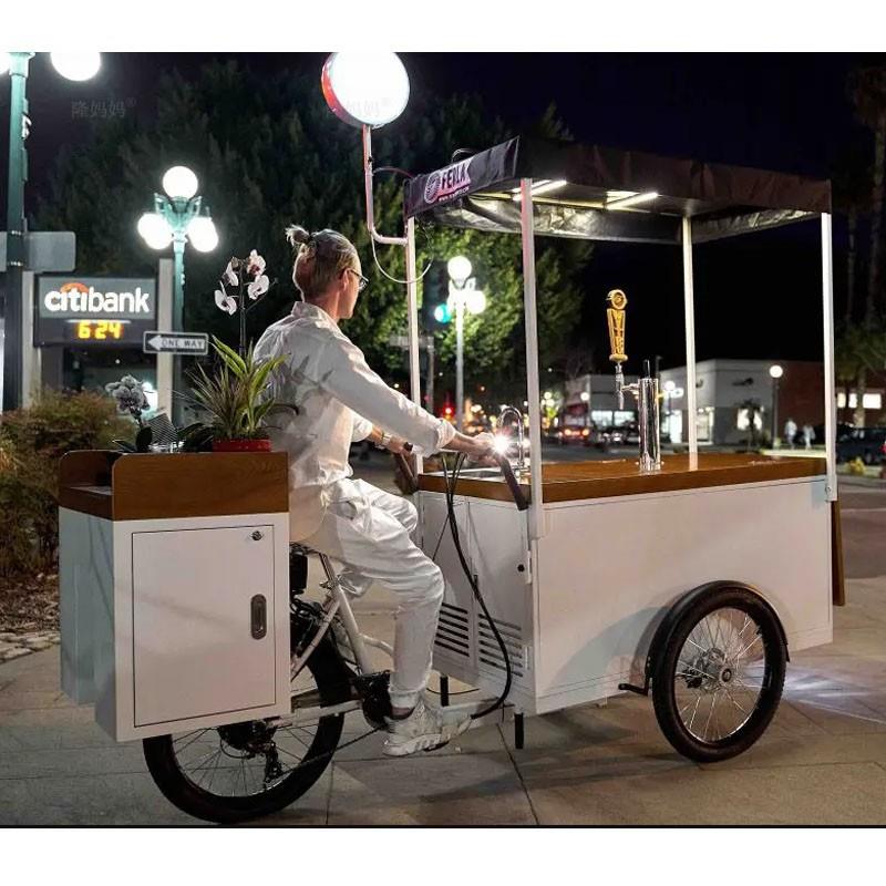 果户外移动售货景区推车摆摊吃煎饼果牛子排餐车多功能水饮料小三