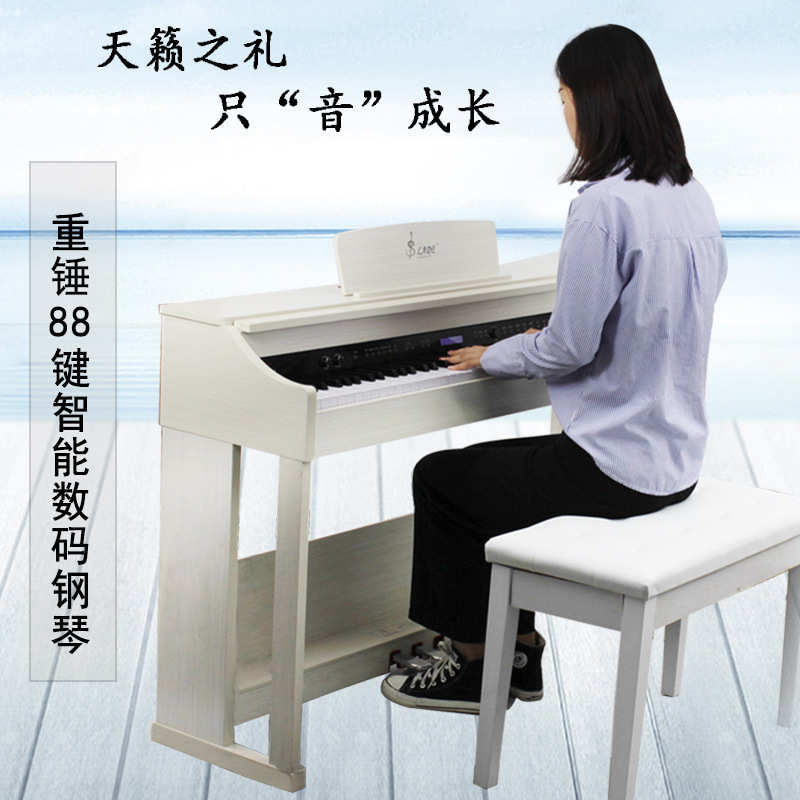 SLADE88键重锤钢琴电子钢琴学生考级智能立式电子钢琴家用电钢琴