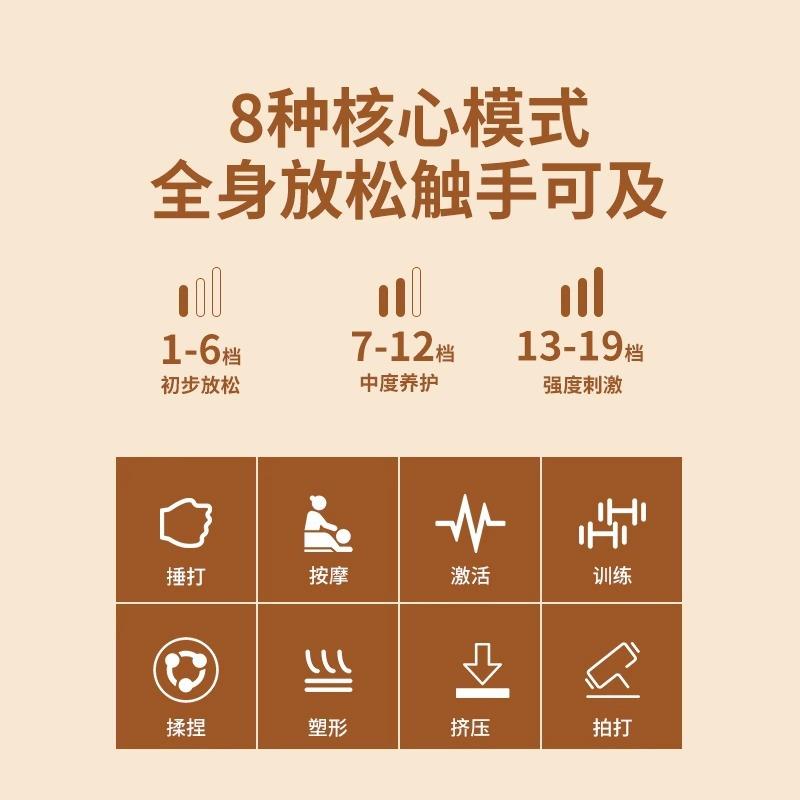 新款直销肌肉萎缩电刺激仪康复器双脉冲智能按摩贴片器颈椎腰部背