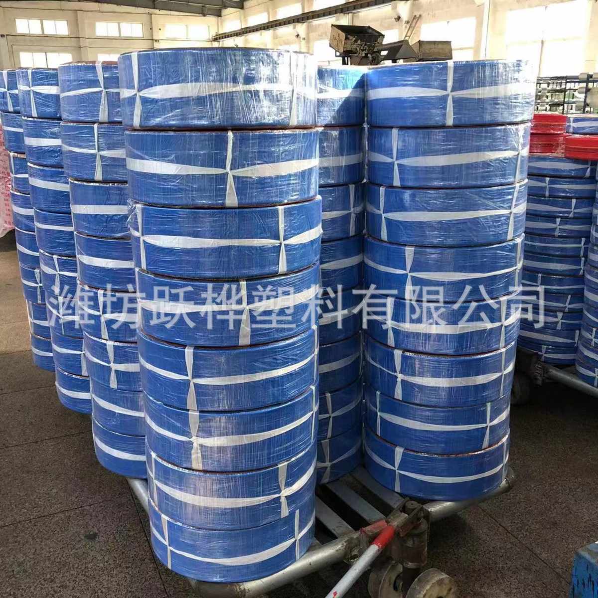 PVC1寸到16寸农用涂塑水带灌溉浇地塑料软管高压 消防防汛排水 管