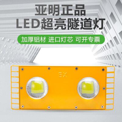 亚明led免维护隧道防爆灯仓库100W200W400瓦照明灯低压36V投光灯