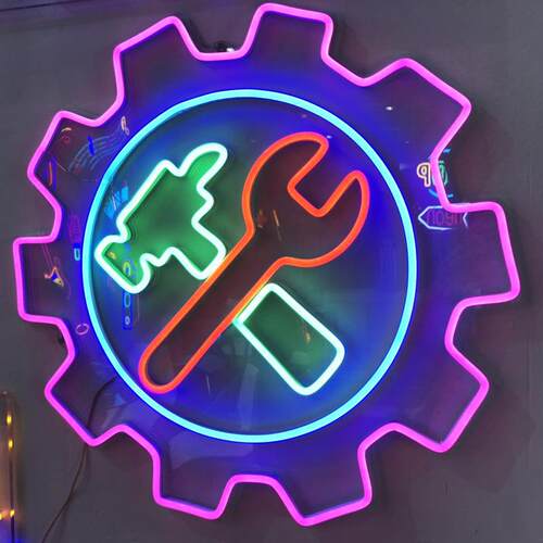创意LED霓虹灯带发光字柔性灯带字广告招牌字发光图案字