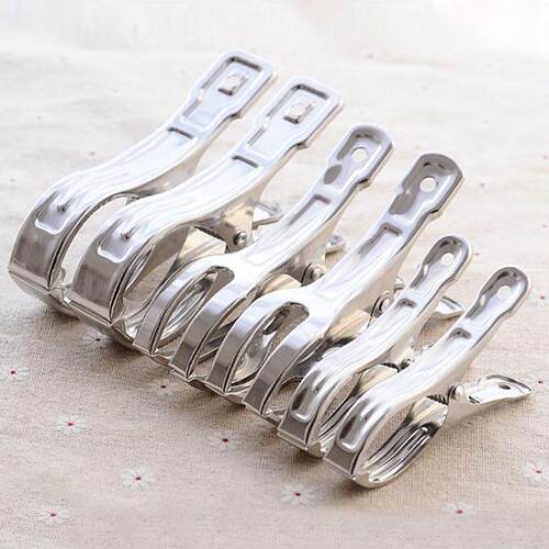 Large Stainless Steel Clothespins for Drying Quilts and Clot