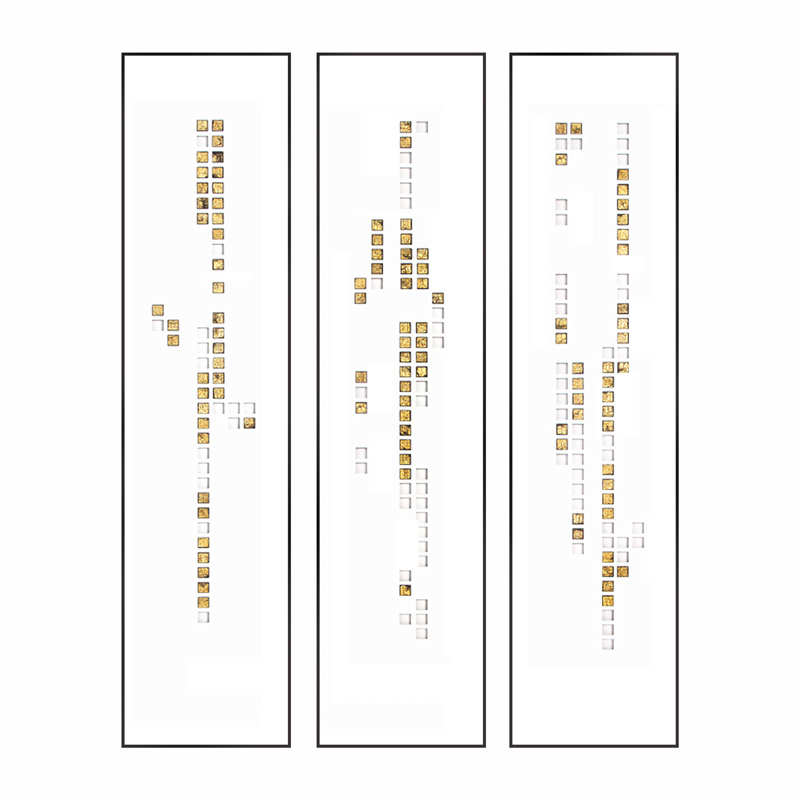 新中式装饰画客厅现代艺术金属立体艺术玄关挂画餐厅卧室背景墙画图片