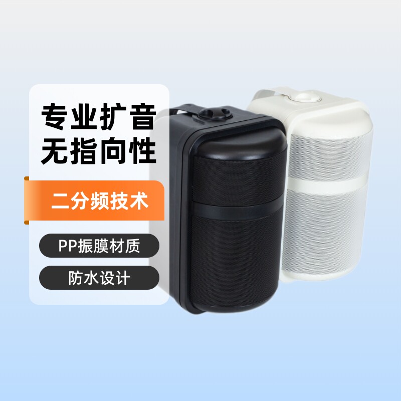 会议酒店大厅背景音乐音响系统吊顶嵌入式专业音箱