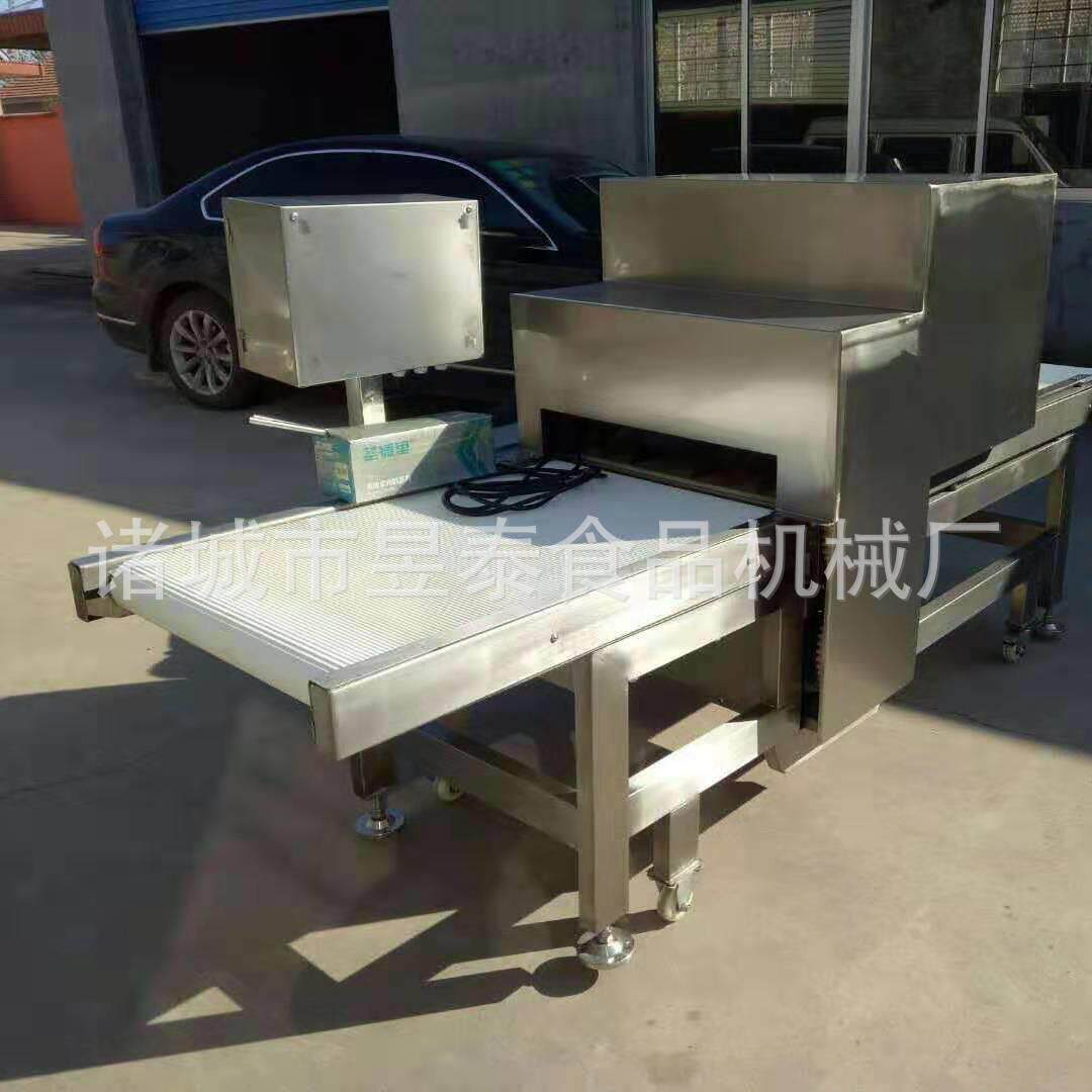 自动传送带骨鸡上腿肉切块机鸡肉鸭肉切丁机火腿切丁机切片机