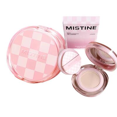 mistine蜜丝婷暹罗spa气垫bb霜粉底液粉膏棋盘格情人节遮瑕保湿女