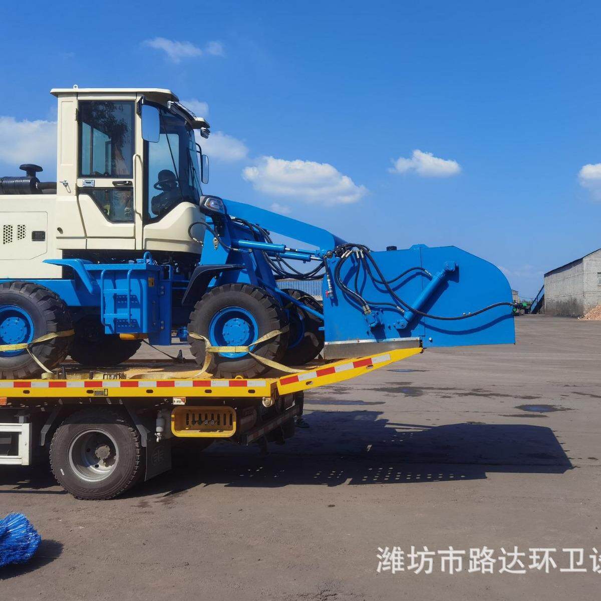 煤厂扫路车清扫宽度可定制全封闭驾驶室扫地车配备雾炮除尘环卫
