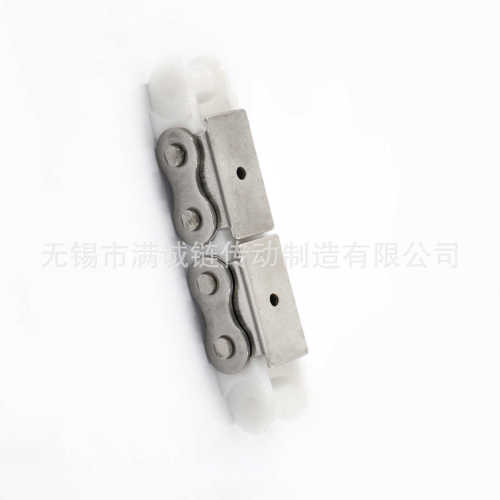 定制16BSS工程塑料盖板链 不锈钢盖板链条输送链双排单排工业链条