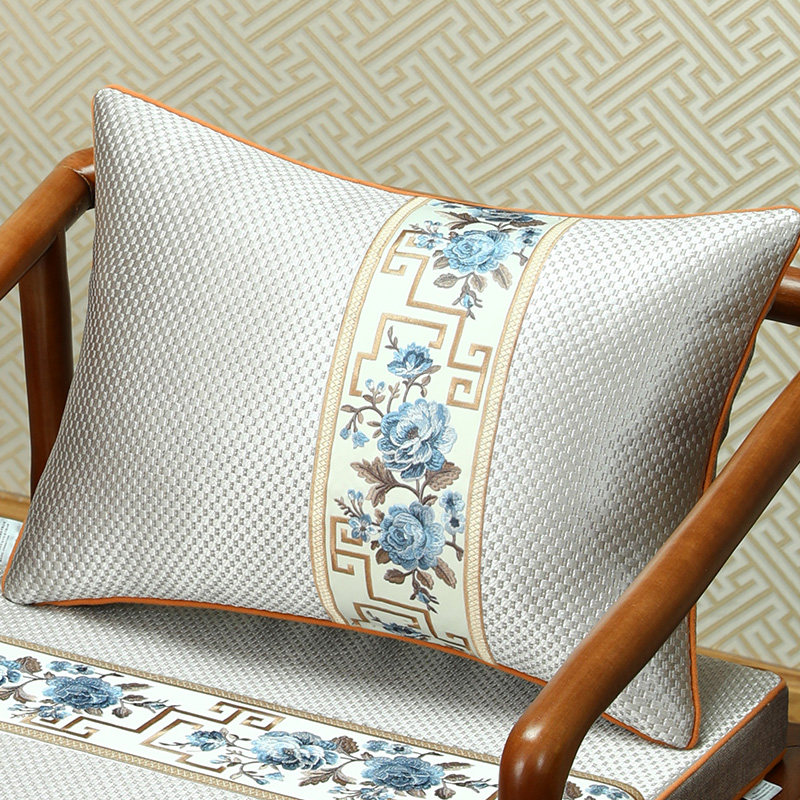 高端沙发客厅抱枕轻奢高级感夏季冰丝凉席腰枕靠垫办公室靠背靠枕,居家布艺,腰靠垫,淘宝优惠券,粉丝福利购,淘宝优惠卷