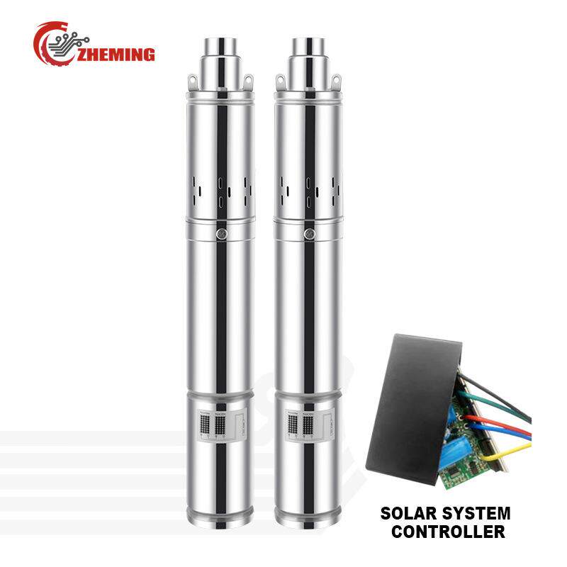 太阳能螺杆泵12v24v36v48v72v高扬程不锈钢深井泵DC SCREW PUMP