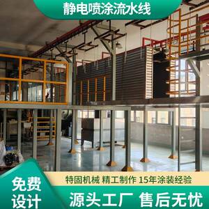静电喷塑线公司t喷粉生产设备t铝材喷塑设备