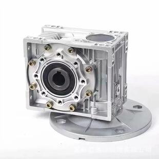 厂家销售NMRV铝合金减速机蜗杆蜗轮减速器方箱变速器RV050带电机