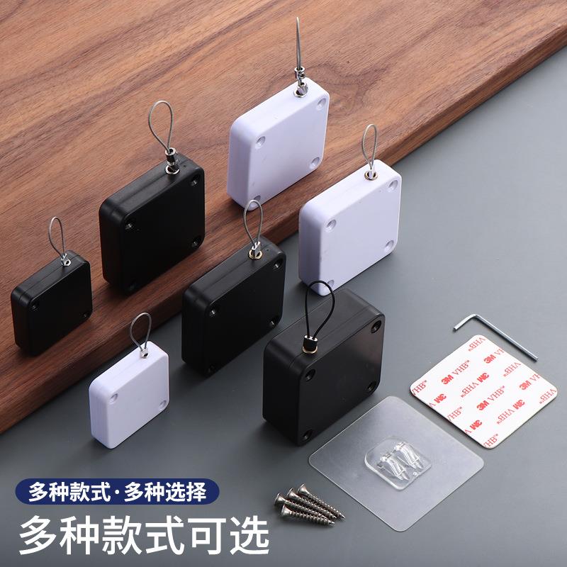 免打孔绳拉门器静卫生间门卧室房门推拉门佐致(收家用简易音自动