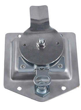 MS857面板锁 货车工具箱304不锈钢T型盒锁特种设备机械折叠把手锁