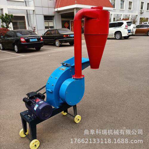 50型多功能粉碎机家用小型五谷杂粮打粉机养殖场秸秆饲料打糠机