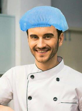 100 Pcs Dust Cap Non-woven Hair Nets Hairnets for Food