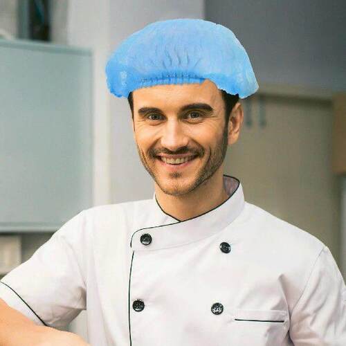 100 Pcs Dust Cap Non-woven Hair Nets Hairnets for Food