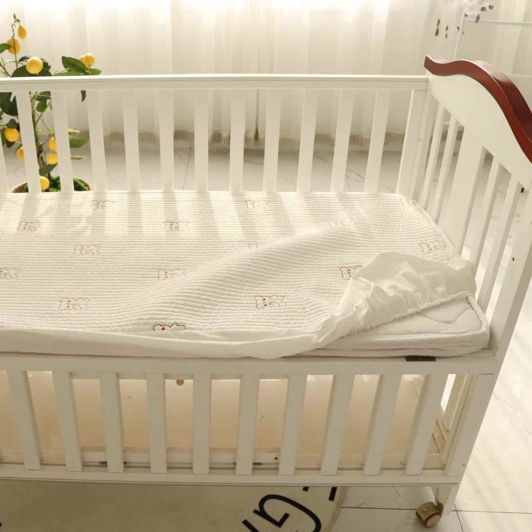 韩式绗缝床单婴儿床薄床新笠秋冬厚床褥生LC21706儿褥加垫幼儿园