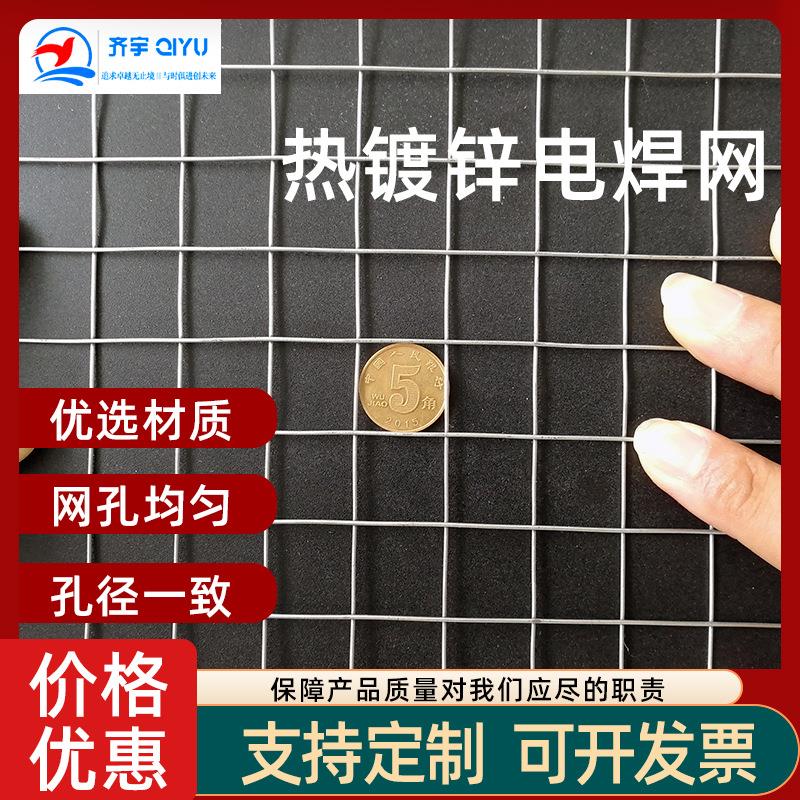 卷排焊网墙面挂网养鸡铁丝网热镀锌电焊网片养殖圈地镀锌电焊网
