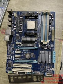 套装AM3  HDT55T CPU 六核处理器 ，技嘉970电子元器件