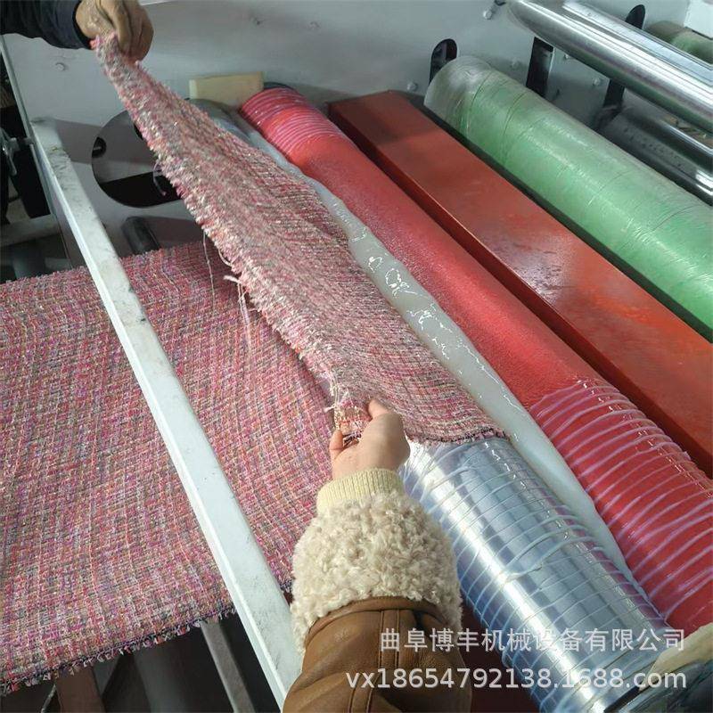 服装布料浸涂式上浆机纺织面料白乳胶辊式涂胶机海绵硅胶上胶机