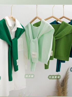Women'S Elegant Solid Color Knit Shawl, Soft Material,