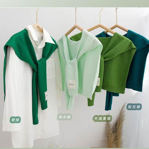 Women'S Elegant Solid Color Knit Shawl, Soft Material,