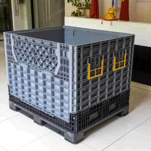 塑料折叠UET卡箱用大型周转重箱物流箱立体库工业商货中转箱托盘
