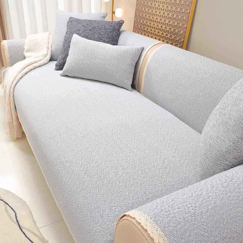 高档棉布艺沙发垫棉麻纯简约盖现布盖巾套罩座垫四沙季通用坐垫子