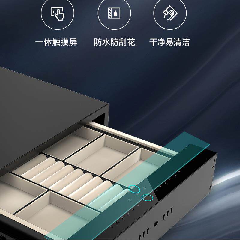 大一抽小屉式保险箱家用型400mm宽-迷形你隐屉抽柜隐藏式防盗保险