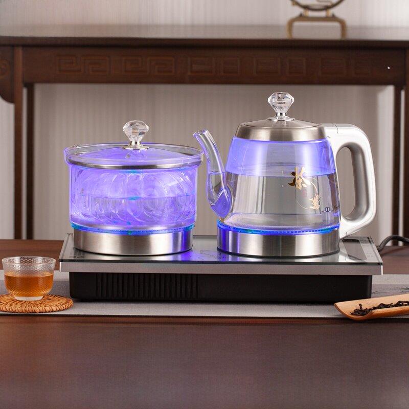 茗茶友煮电热水壶全自动上水壶家用烧水壶煮茶器玻璃泡茶机茶吧机