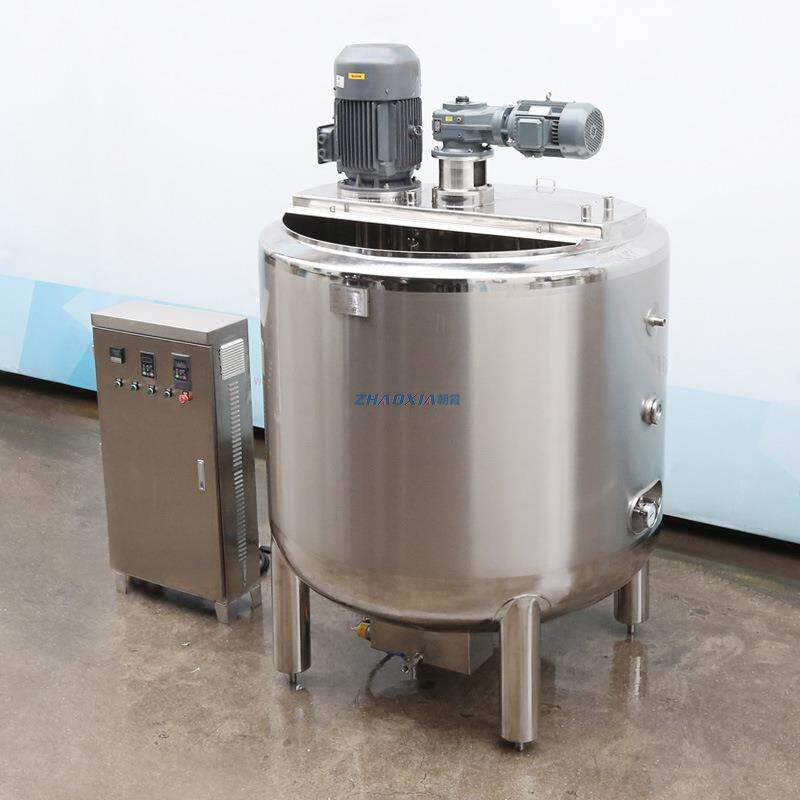 小型沐浴露均质乳化机04不锈钢刮壁加热搅拌罐树脂加热搅拌罐厂