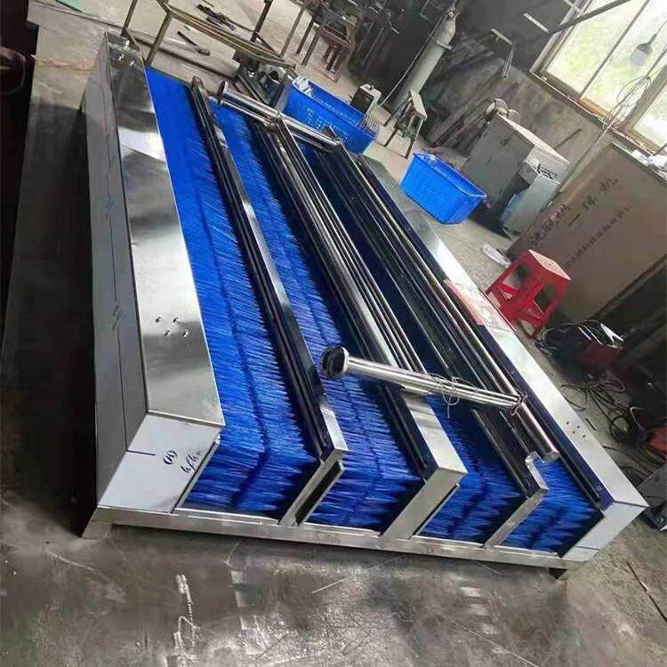 矿用单通道洗靴机全自动红外感应喷淋式刷靴机洗煤泥刷鞋机