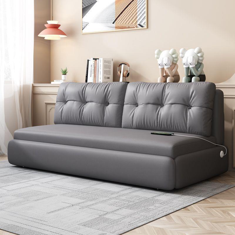 ir沙5发床用网红型款抽拉式202年60056新款无扶手小户客厅多功能